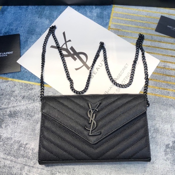 Yves Saint Laurent Cassandre envelope flap crossbody - Picture 1 of 9